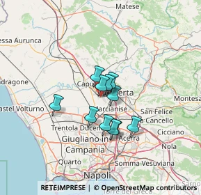 Mappa Via Siata, 81055 Santa Maria Capua Vetere CE, Italia (9.11364)