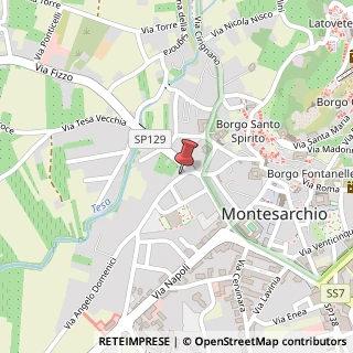 Mappa Via Angelo Domenici, 14, 82016 Montesarchio, Benevento (Campania)