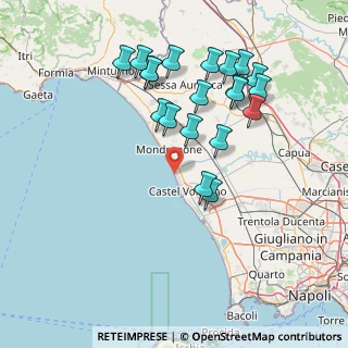 Mappa Viale Francesco Mozzetti, 81030 Castel Volturno CE, Italia (16.5485)