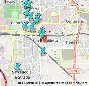 Mappa Via San Nicola, 81100 Caserta CE, Italia (1.17462)