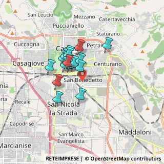 Mappa Via San Nicola, 81100 Caserta CE, Italia (1.3425)
