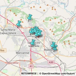 Mappa Via San Nicola, 81100 Caserta CE, Italia (2.44167)