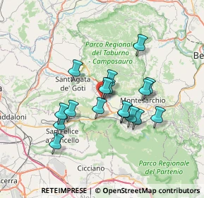Mappa Via Bagnara, 82011 Airola BN, Italia (6.11824)