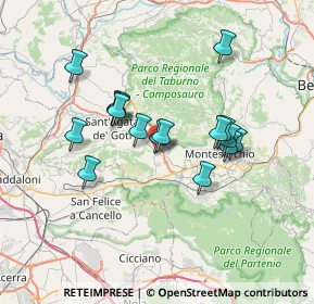 Mappa Via Bagnara, 82011 Airola BN, Italia (6.34813)