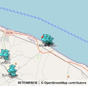 Mappa Viale Pietro Delfino Pesce, 70042 Mola di Bari BA, Italia (4.675)