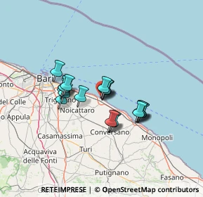 Mappa Viale Pietro Delfino Pesce, 70042 Mola di Bari BA, Italia (10.6635)
