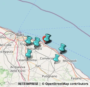 Mappa Viale Pietro Delfino Pesce, 70042 Mola di Bari BA, Italia (9.78474)