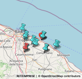 Mappa Viale Pietro Delfino Pesce, 70042 Mola di Bari BA, Italia (10.393)