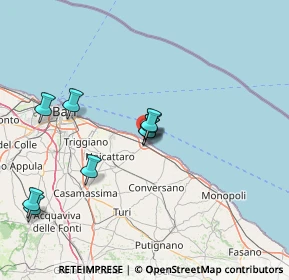 Mappa Viale Pietro Delfino Pesce, 70042 Mola di Bari BA, Italia (21.785)