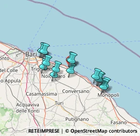 Mappa Viale Pietro Delfino Pesce, 70042 Mola di Bari BA, Italia (11.94867)