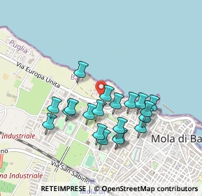Mappa Viale Pietro Delfino Pesce, 70042 Mola di Bari BA, Italia (0.436)