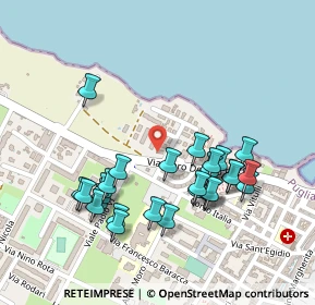 Mappa Viale Pietro Delfino Pesce, 70042 Mola di Bari BA, Italia (0.25)