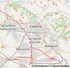 Mappa Via Giulio Antonio Acquaviva, 81100 Caserta CE, Italia (3.649)
