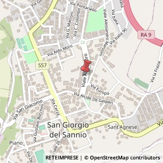 Mappa Viale Aldo Moro, 86, 82018 San Giorgio del Sannio, Benevento (Campania)