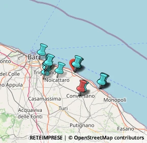 Mappa Via E.de Nicola, 70042 Mola di Bari BA, Italia (10.6405)
