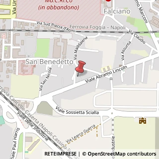 Mappa Viale Abramo Lincoln, 261, 81100 Caserta, Caserta (Campania)
