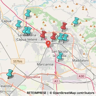 Mappa Via Torino, 81020 Recale CE, Italia (5.05231)