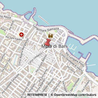Mappa Corso Umberto I, 13, 70042 Mola di Bari, Bari (Puglia)