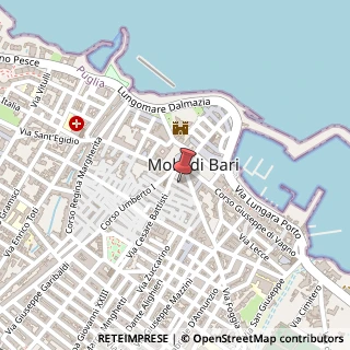 Mappa Via Silvio Pellico, 7, 70042 Mola di Bari, Bari (Puglia)