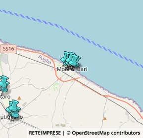 Mappa Via Vincenzo Gioberti, 70042 Mola di Bari BA, Italia (4.78429)