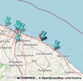 Mappa Via Vincenzo Gioberti, 70042 Mola di Bari BA, Italia (16.75)
