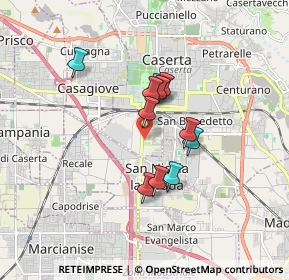 Mappa Viale Carlo III, 81100 Caserta CE, Italia (1.34091)