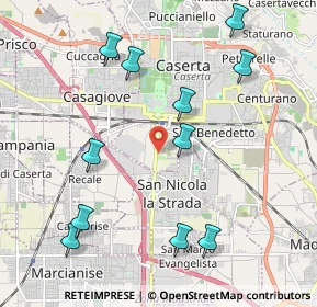 Mappa Viale Carlo III, 81100 Caserta CE, Italia (2.45727)