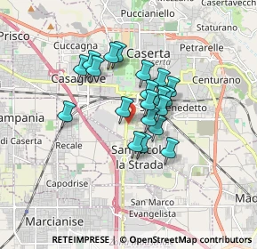 Mappa Viale Carlo III, 81100 Caserta CE, Italia (1.3005)