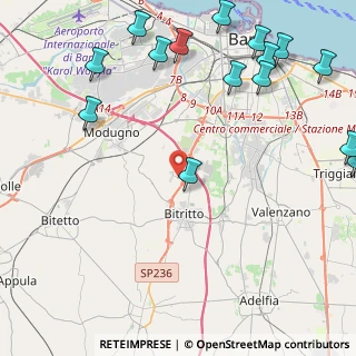 Mappa Contrada Parco Vecchio, 70020 Bitritto BA, Italia (6.544)