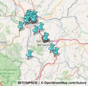 Mappa Via C. Bocchini, 82018 San Giorgio del Sannio BN, Italia (7.56611)