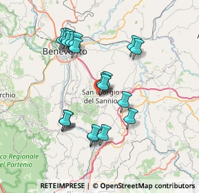 Mappa Via C. Bocchini, 82018 San Giorgio del Sannio BN, Italia (7.2475)