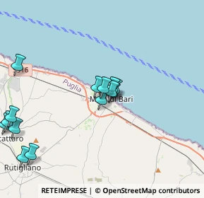 Mappa Via Pier Paolo Pasolini, 70042 Mola di Bari BA, Italia (4.42071)