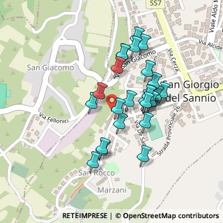 Mappa Via Ciriaco Bocchini, 82018 San Giorgio del Sannio BN, Italia (0.20357)