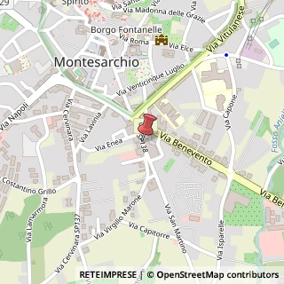 Mappa Via S. Martino, 44, 82016 Montesarchio BN, Italia, 82016 Montesarchio, Benevento (Campania)