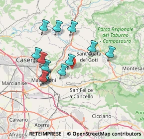 Mappa Via Ripa, 82015 Durazzano BN, Italia (7.06385)