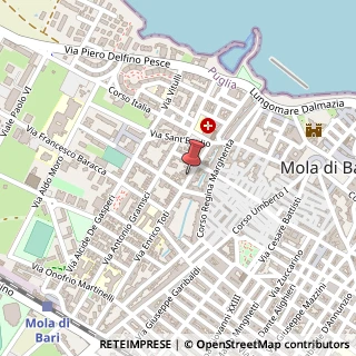 Mappa Via Enrico Toti, 27, 70042 Mola di Bari, Bari (Puglia)