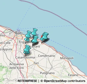 Mappa Via Sportelli, 70042 Mola di Bari BA, Italia (8.95533)