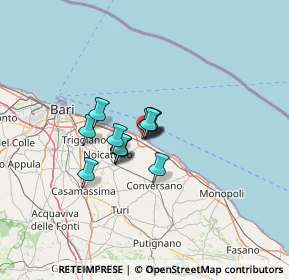 Mappa Via Sportelli, 70042 Mola di Bari BA, Italia (7.57083)