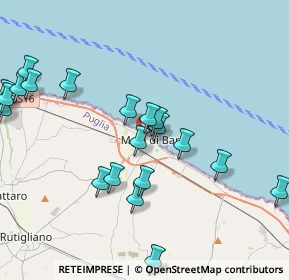 Mappa Via Sportelli, 70042 Mola di Bari BA, Italia (4.801)