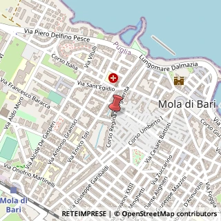 Mappa Via Regina Margherita, 140, 70042 Mola di Bari, Bari (Puglia)
