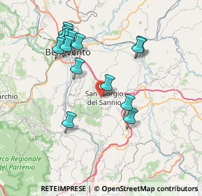 Mappa Via Chianarile, 82010 San Martino Sannita BN, Italia (8.07067)