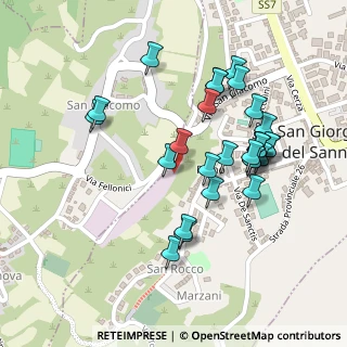 Mappa Via Chianarile, 82010 San Martino Sannita BN, Italia (0.24607)