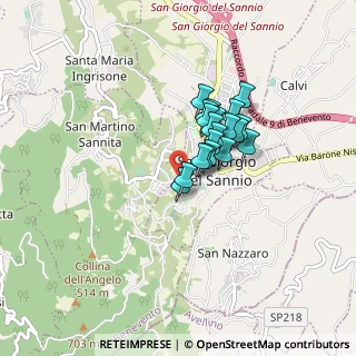 Mappa Via Chianarile, 82010 San Martino Sannita BN, Italia (0.5875)