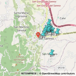 Mappa Via Chianarile, 82010 San Martino Sannita BN, Italia (0.72818)