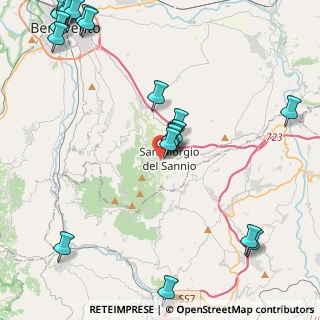 Mappa Via Chianarile, 82010 San Martino Sannita BN, Italia (6.3885)