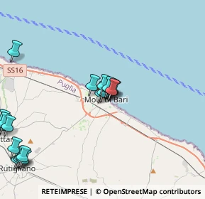 Mappa Via Regina Margherita, 70042 Mola di Bari BA, Italia (5.0375)