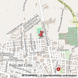 Mappa Via Giuseppe Iannone, 40, 70027 Palo del Colle, Bari (Puglia)