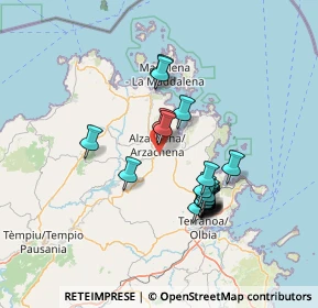 Mappa Via del Lavoro Snc, 07021 Arzachena SS, Italia (13.257)