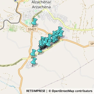 Mappa Via del Lavoro Snc, 07021 Arzachena SS, Italia (0.435)