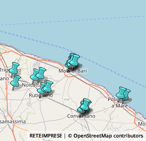 Mappa Via Casale, 70042 Mola di Bari BA, Italia (7.9625)